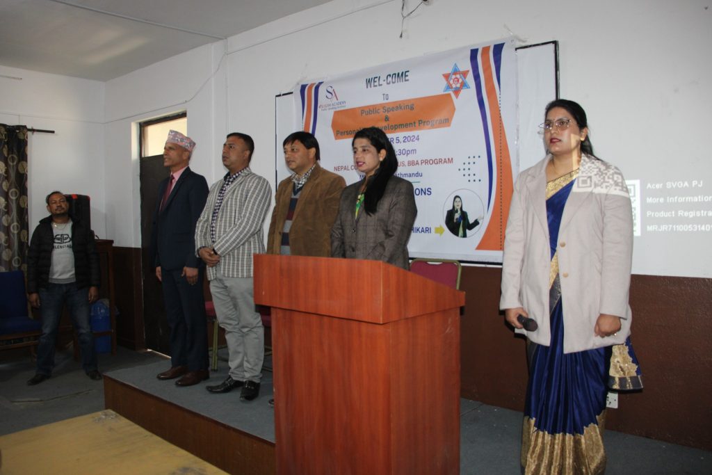 One day Workshop at Nepal Commerce College