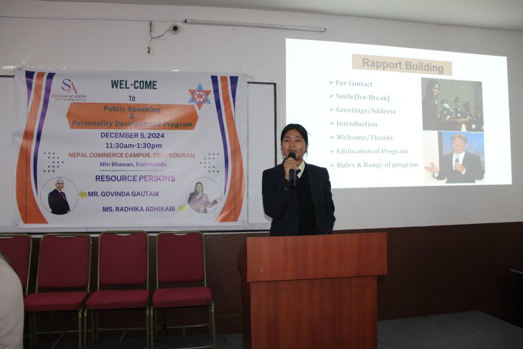 One day Workshop at Nepal Commerce College